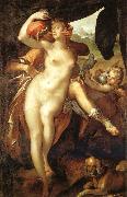 Bartholomeus Spranger Venus and Adonis oil painting on canvas